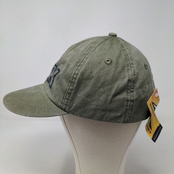 Adams Men's Slideback Hat Green Adjustable Graphic ADK Logo Cheese.com W/Tags - Picture 5 of 13